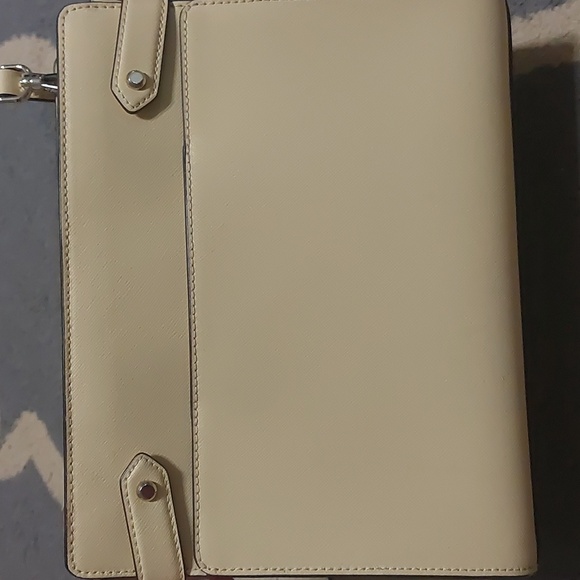 Kate Spade Staci Satchel, Pale Yellow, Medium Size - Picture 5 of 9